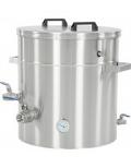 Vaško nusodintuvas – sterilizatorius „TL“, elektrinis, 50 L (Ø50 cm, 2 kW / 230 V, izoliuotas, dvigubomis sienelėmis, kaitinamas termoalyva)